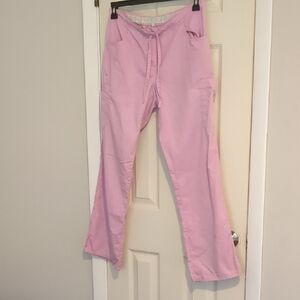 Light Pink Scrub Pants ( Small Bleach Stain)